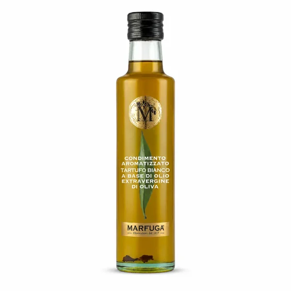 Condimento al Tartufo Bianco Marfuga a base di olio extravergine di oliva con aroma di tartufo bianco