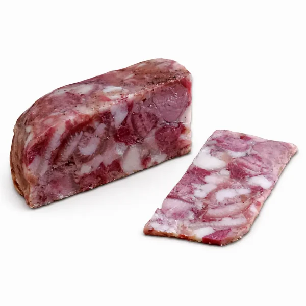 coppa di testa artigianale salume umbro a fette prodotto tradizionale
