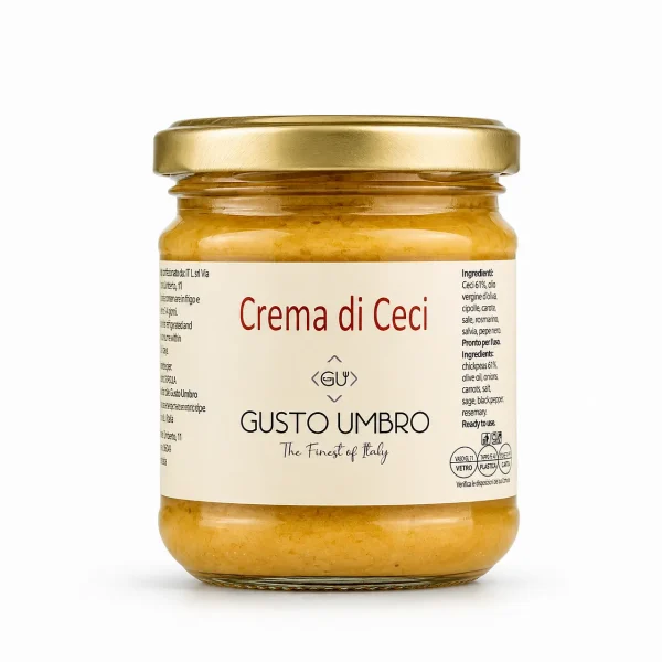 Crema di ceci pronta da spalmare