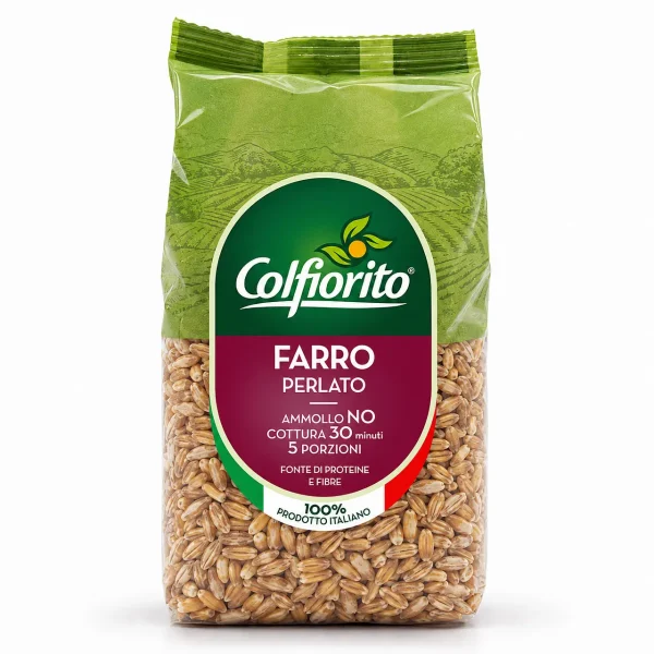 Una confezione di Farro Perlato Italiano 400gr