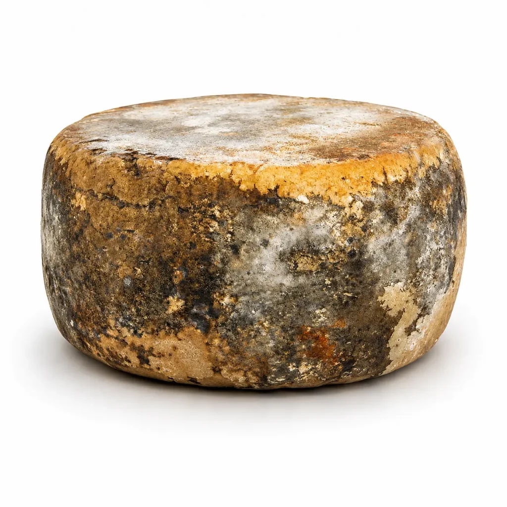 Formaggio di fossa artigianale forma intera, pecorino stagionato in fossa dal sapore intenso