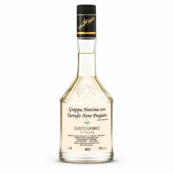 Una Bottiglia di Grappa al Tartufo Norcina 70 cl GustoUmbro