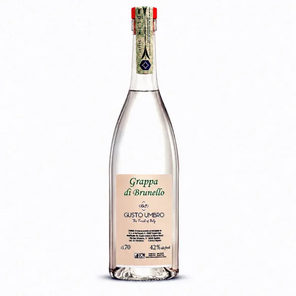 Una bottiglia di Grappa di Brunello 70 cl GustoUmbro