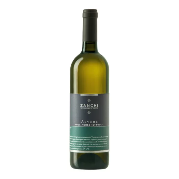 Bottiglia di Vino Grechetto Biologico Arvore I.G.T. Zanchi