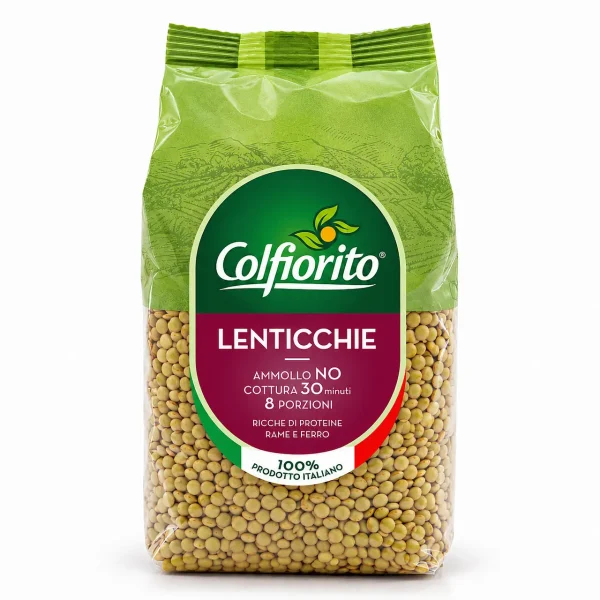 Una confezione di Lenticchie Italiane da 400gr