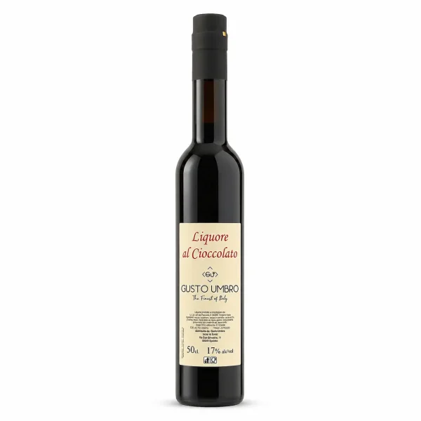 Una bottiglia di Liquore al Cioccolato 70 cl GustoUmbro