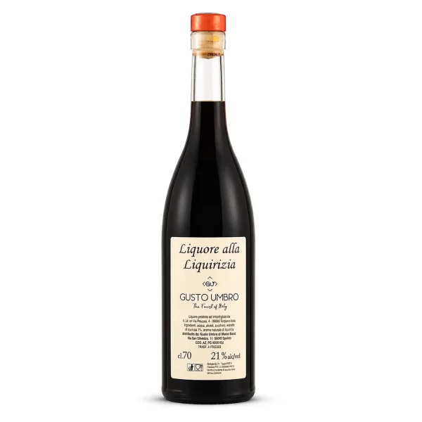 Una bottiglia di Liquore alla Liquirizia 70 cl GustoUmbro
