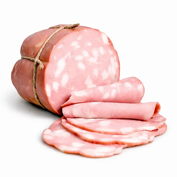 mortadella di norcia artigianale salume umbro a fette