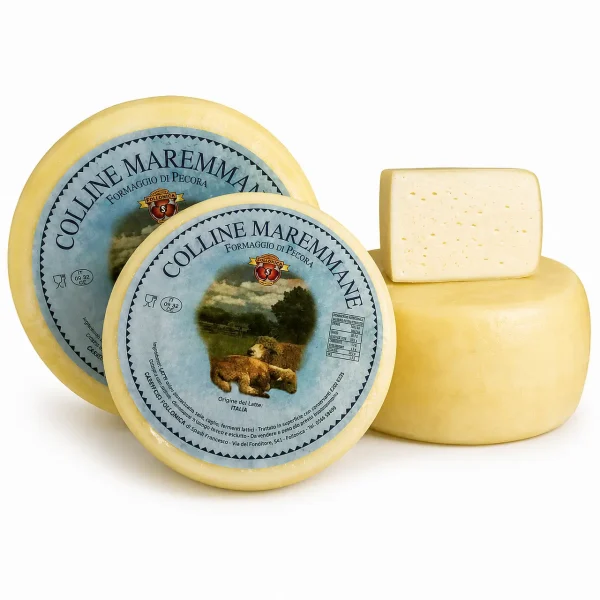 Pecorino fresco della Maremma pastorizzato artigianale con latte ovino e pasta morbida