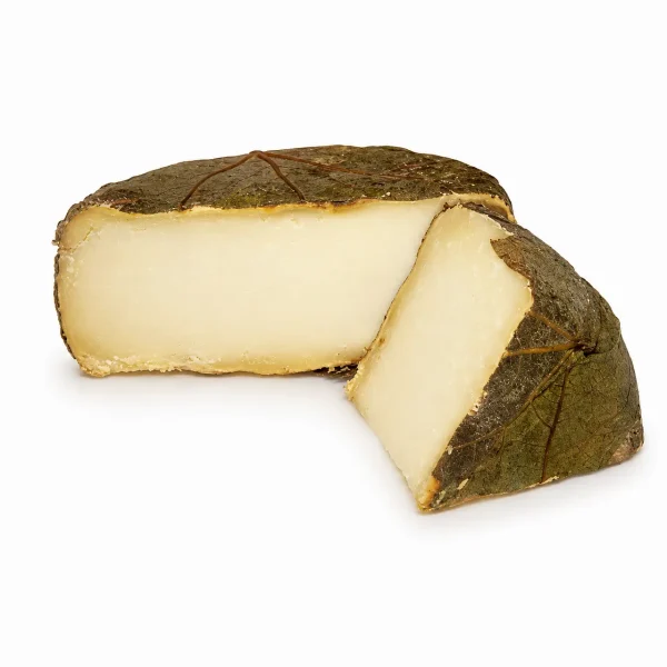 Pecorino stagionato in foglie di fico artigianale umbro