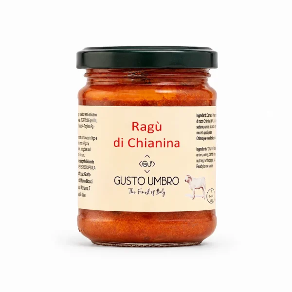 Ragù di Chianina 180 g pronto per condire la pasta