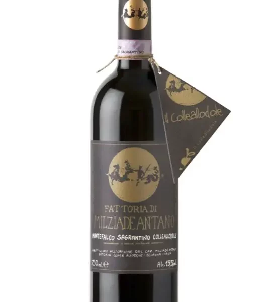 Bottiglia di Vino Montefalco Sagrantino Colleallodole D.O.C.G. della Cantina Milziade Antano