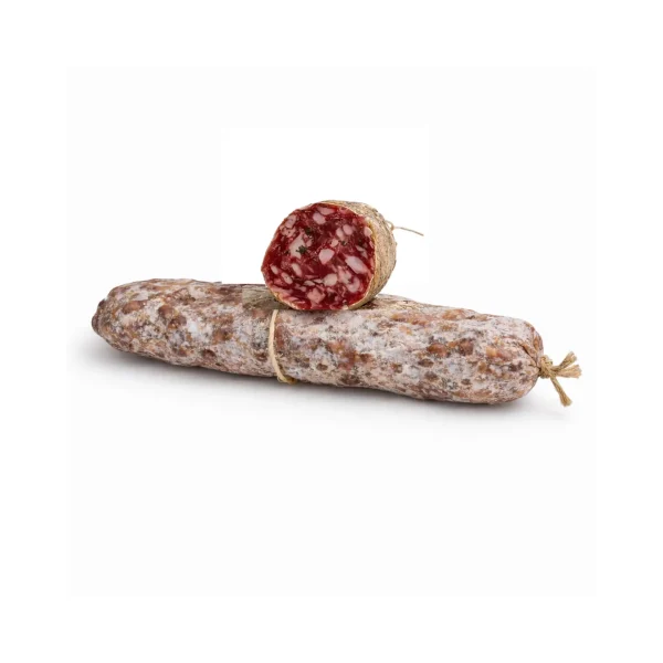 Salame al Tartufo artigianale con tartufo nero e carne di suino stagionata