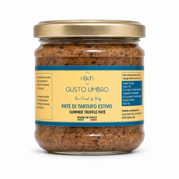 Salsa di Tartufo Nero Estivo da 180 g pronta per pasta, bruschette e ricette raffinate