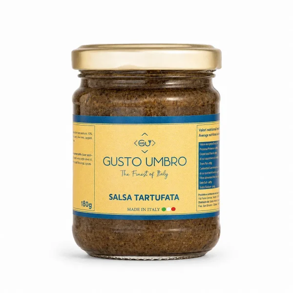 Salsa Tartufata con 10% di Tartufo Nero Estivo e funghi porcini 180 g