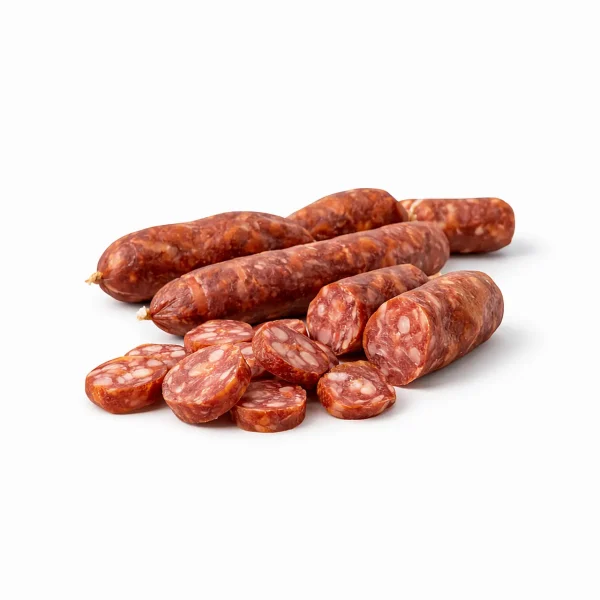 salsiccia ciociara artigianale stagionata con finocchio a fette