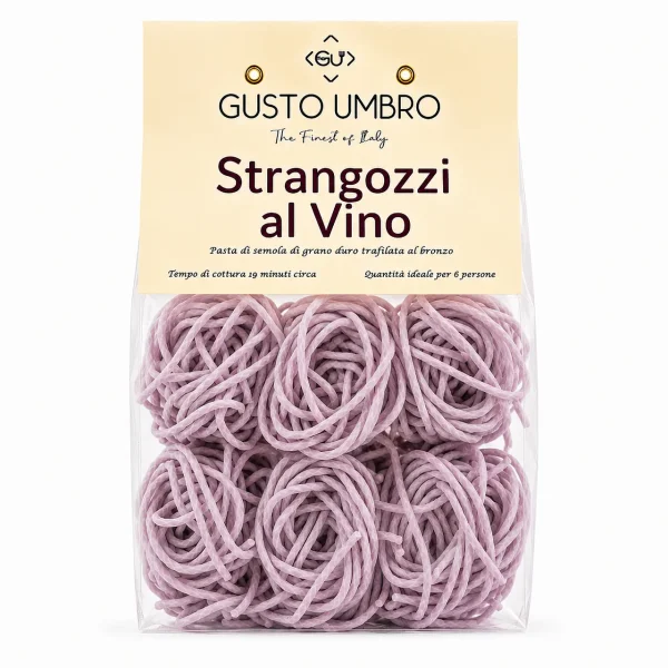 Una confezione di Strangozzi Umbri al Vino 500 g
