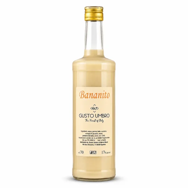 Una bottiglia di Liquore alla Banana Bananito 70 cl