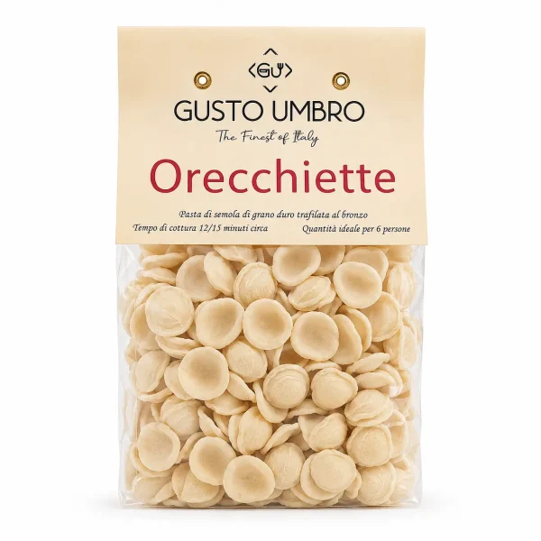 Una confezione di Orecchiette 500 g pasta 100% italiana