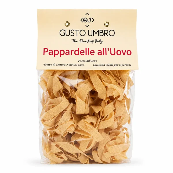 Una confezione di Pappardelle all'Uovo 500 g pasta italiana