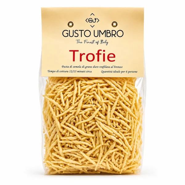 Una confezione di Trofie 500 g pasta 100% italiana