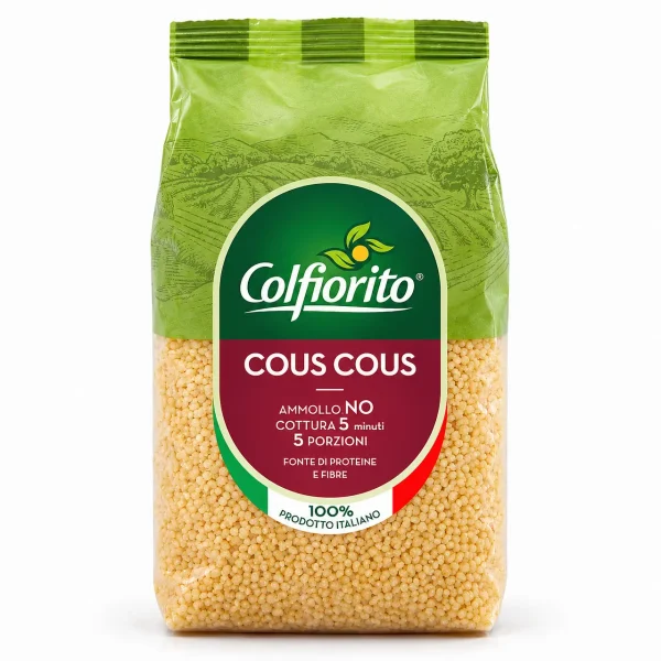 Una confezione di Cous Cous 100% Italiano da 400gr