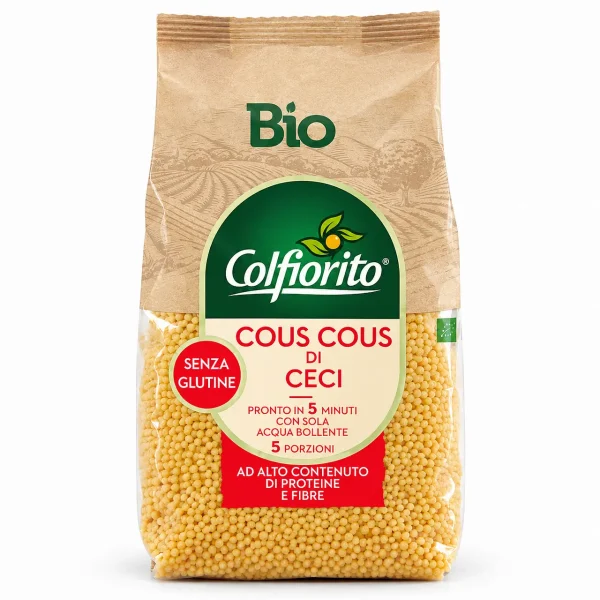 Una confezione di Cous Cous di Ceci Colfiorito Biologico da 250gr