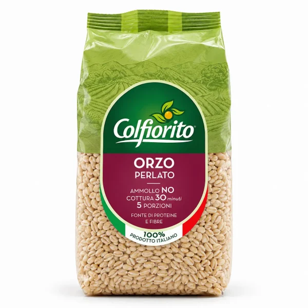 Una confezione di Orzo Perlato Italiano da 400gr
